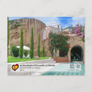 Postal Patrimonio de la Humanidad por la UNESCO - Termas