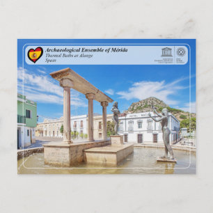Postal Patrimonio de la Humanidad por la UNESCO - Termas