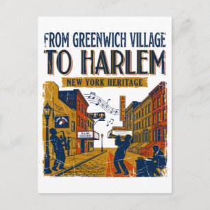 Postal Patrimonio de York Nuevo desde Greenwich Village h
