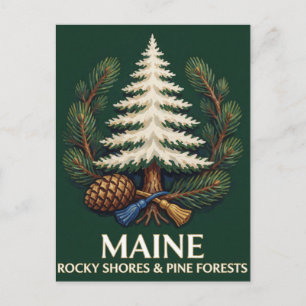 Postal Patrimonio del Bosque del Norte de Maine