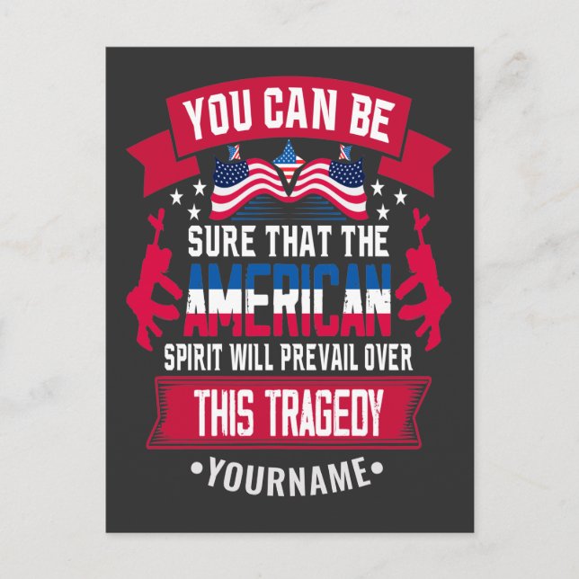 Postal Patriot Day 9 11 American Spirit (Anverso)