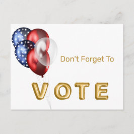 Postal Patriotic Celebration Vote