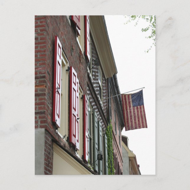 Postal Patriotismo Estilo colonial (Anverso)