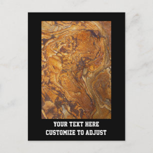 Postal Patrón abstracto de arenisca