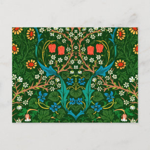 Postal Patrón Art Nouveau de la espina negra de la WM Mor