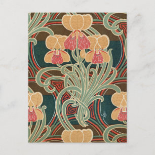 Postal Patrón Art Nouveau n.º 4 en Emporio Moffa