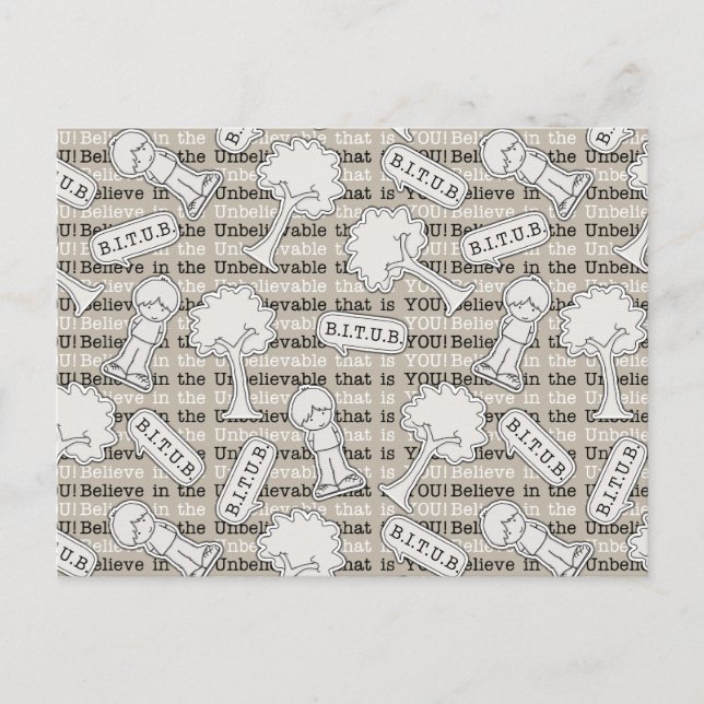 Postal Patrón BITUB (crea en lo increíble) (Anverso)