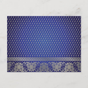 Postal Patrón Brocade