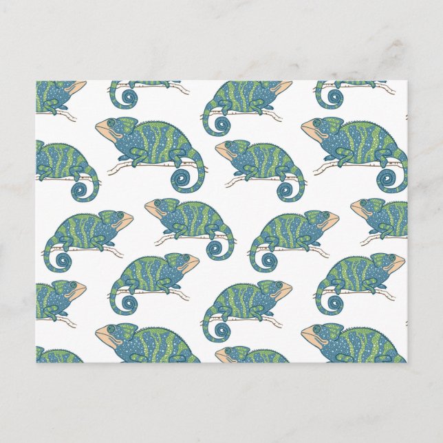 Postal Patrón Chameleon (Anverso)