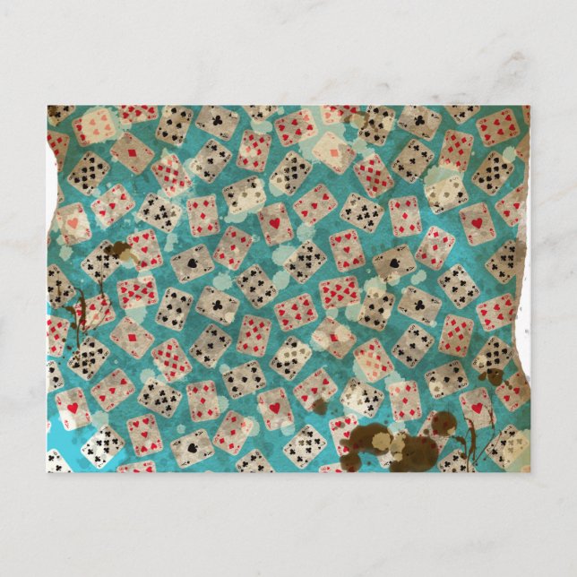 Postal Patrón de Alice en el País de las Maravillas Angus (Anverso)