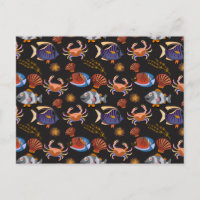 Patrón de animales acuáticos | vida submarina en l