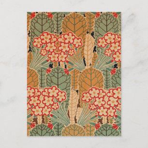 Postal Patrón de Art Nouveau #1 en Emporio Moffa