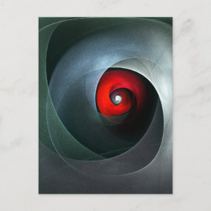 Postal Patrón de arte abstracto moderno artístico de remo