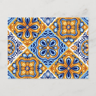 Postal Patrón de azulejos de cerámica