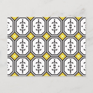 Postal Patrón de azulejos de cerámica