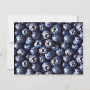 Postal Patrón de Blueberry