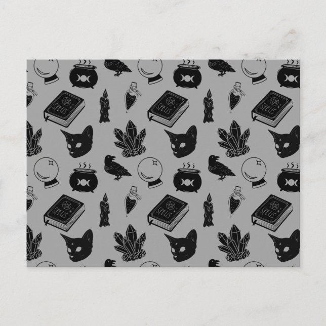 Postal Patrón de brujería I (Anverso)