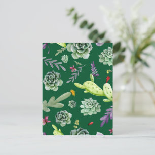 Postal Patrón de cactus 3