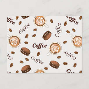 Postal Patrón de café