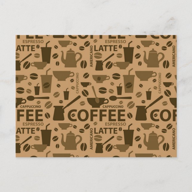 Postal Patrón de café (Anverso)
