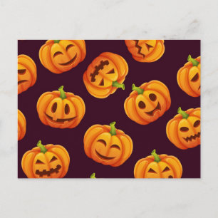Postal Patrón de calabaza