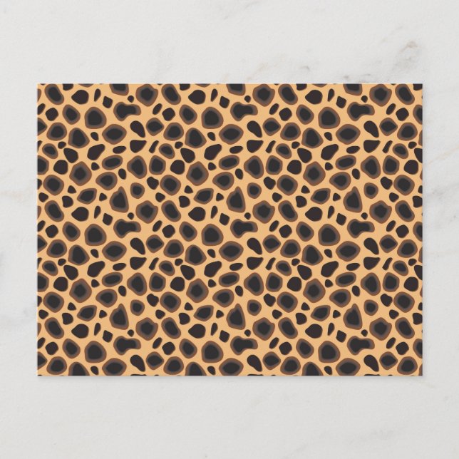 Postal Patrón de Cheetah (Anverso)
