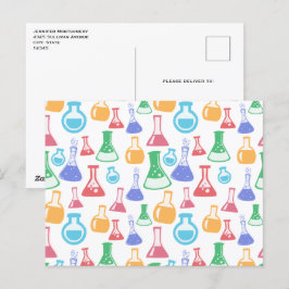 Postal Patrón de ciencia de la diversión de los altavoces