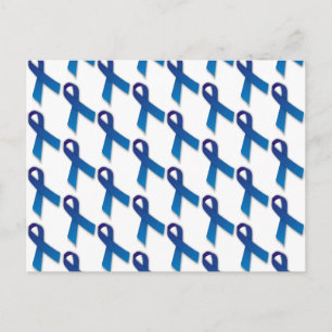 Postal Patrón de cintas azules