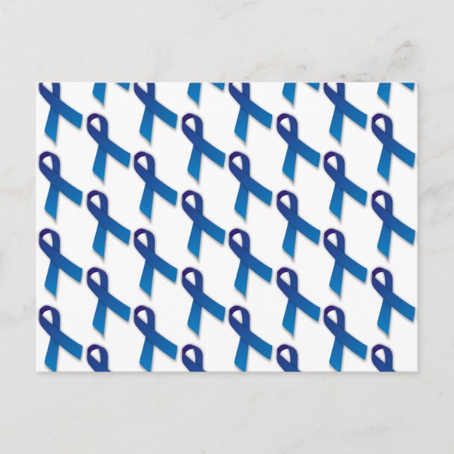 Postal Patrón de cintas azules (Anverso)