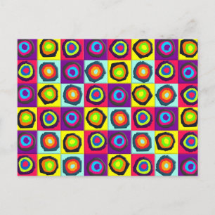 Postal patrón de círculos