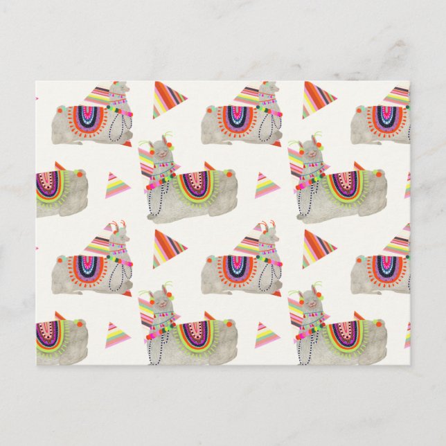 Postal Patrón de colección de Llamarama II (Anverso)