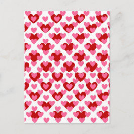 Postal Patrón de corazón