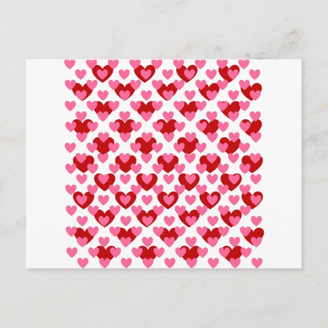 Postal Patrón de corazón (Anverso)