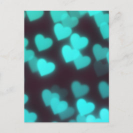 Postal Patrón de corazón moderno