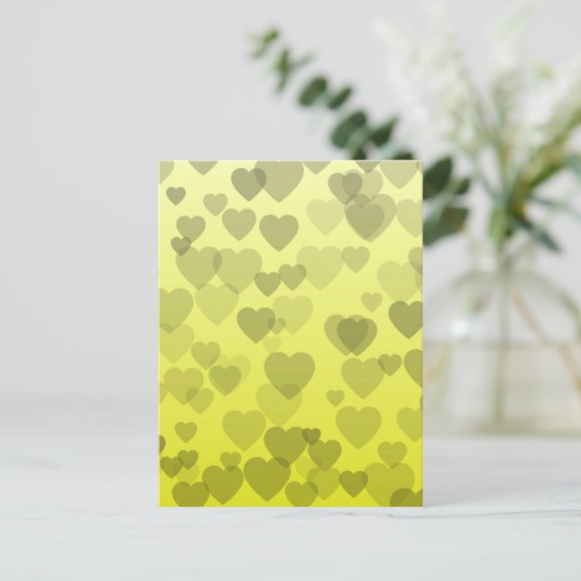 Postal Patrón de Corazones 22 (Anverso de pie)