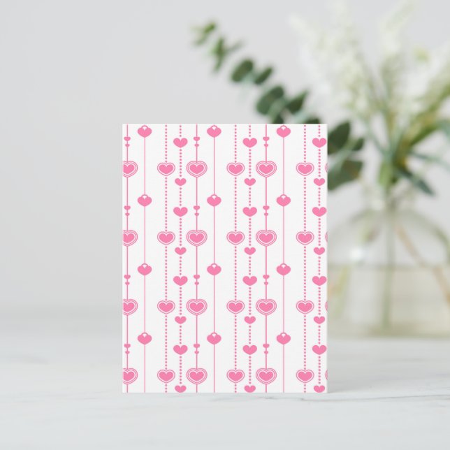Postal Patrón de Corazones 26 (Anverso de pie)