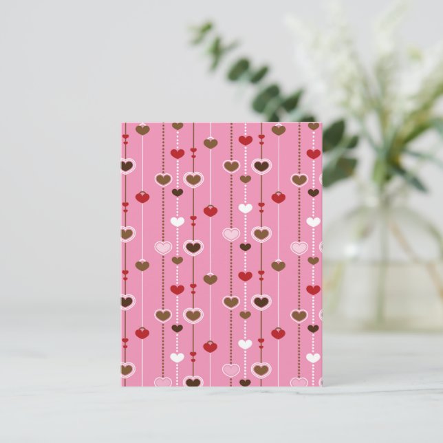 Postal Patrón de Corazones 27 (Anverso de pie)