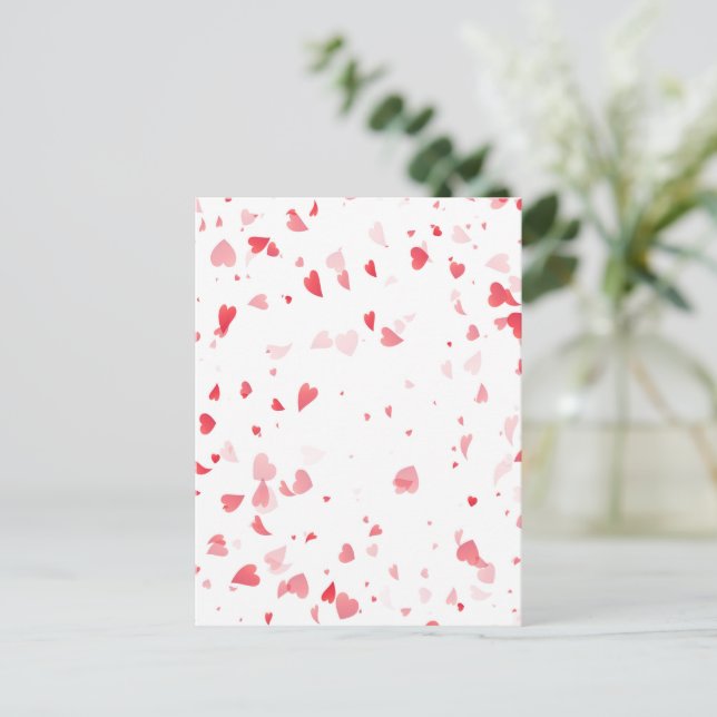 Postal Patrón de Corazones 33 (Anverso de pie)
