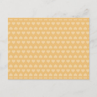 Postal Patrón de corazones GOLDEN