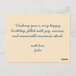 Postal Patrón de corte inspirado en fuegos artificiales -