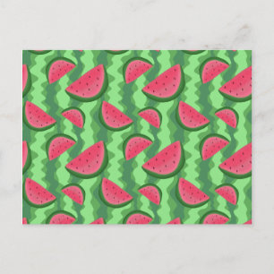 Postal Patrón de cortes de sandía