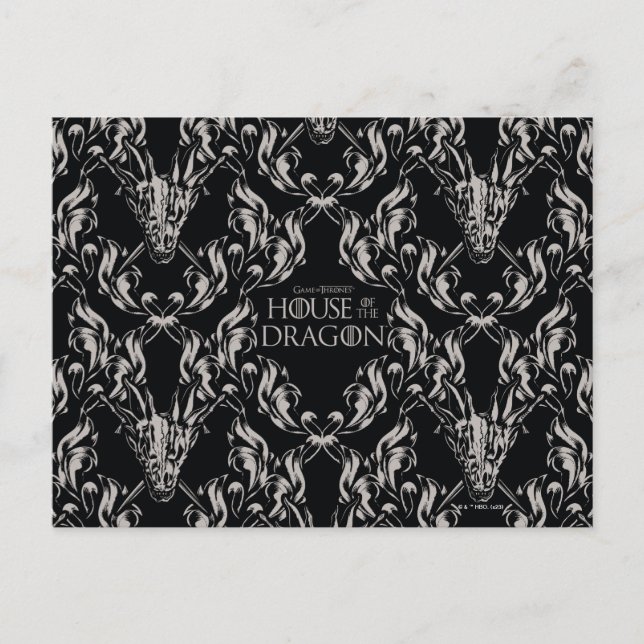 Postal Patrón de cráneo de Balerion (Anverso)