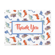 Patrón de dinosaurios de bebé lindo Personalizado 