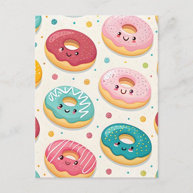 Postal Patrón de Donuts (Anverso)
