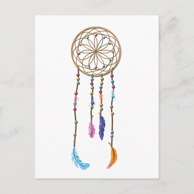 Postal Patrón de Dreamcatcher (Anverso)
