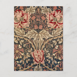 Postal Patrón de época William Morris Honeysuckle