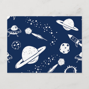 Postal Patrón de espacio
