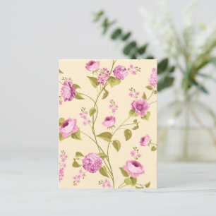 Postal Patrón de flores 16