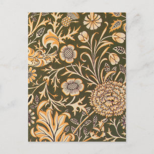 Postal Patrón de fondo de escritorio de William Morris Ch