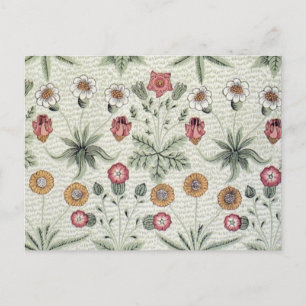 Postal Patrón de fondo de escritorio floral de William Mo